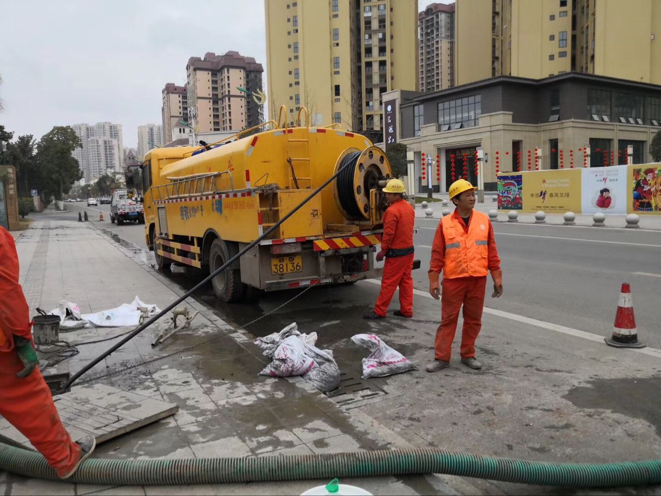 苍南排污管道清淤-管道清洗